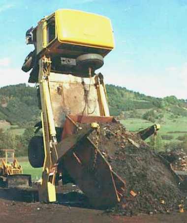 Overloaded Dirt Truck